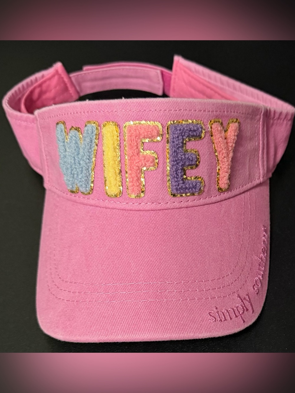 Simply Southern Sparkle “Wifey” Visor